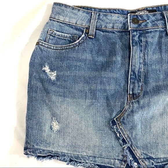 Rewash distressed jean skirt  - Picture 3 of 7